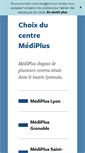 Mobile Screenshot of centremediplus.fr
