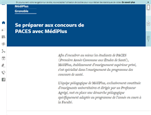Tablet Screenshot of grenoble.centremediplus.fr